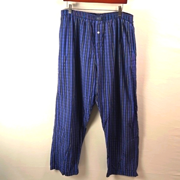 POLO RALPH LAUREN Men's Harwich Plaid Pajama Pants Sz XL - Picture 1 of 9